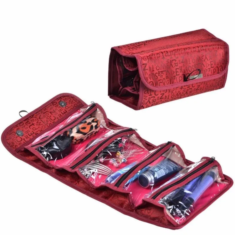 travel roll up makeup bag