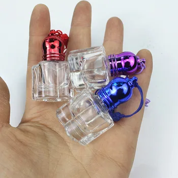 

5ml Empty clear Glass Essential oil Roll On Bottle Vials with roller ball for perfume aromatherapy F036