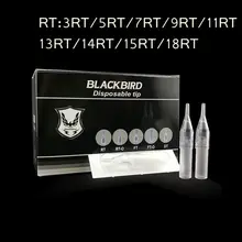 UPTATSUPPLY 50 шт./партия одноразовый прозрачный пластиковый наконечник со стразами, ассорти пластиковых тату-трубок для татуировок 3RT/5RT