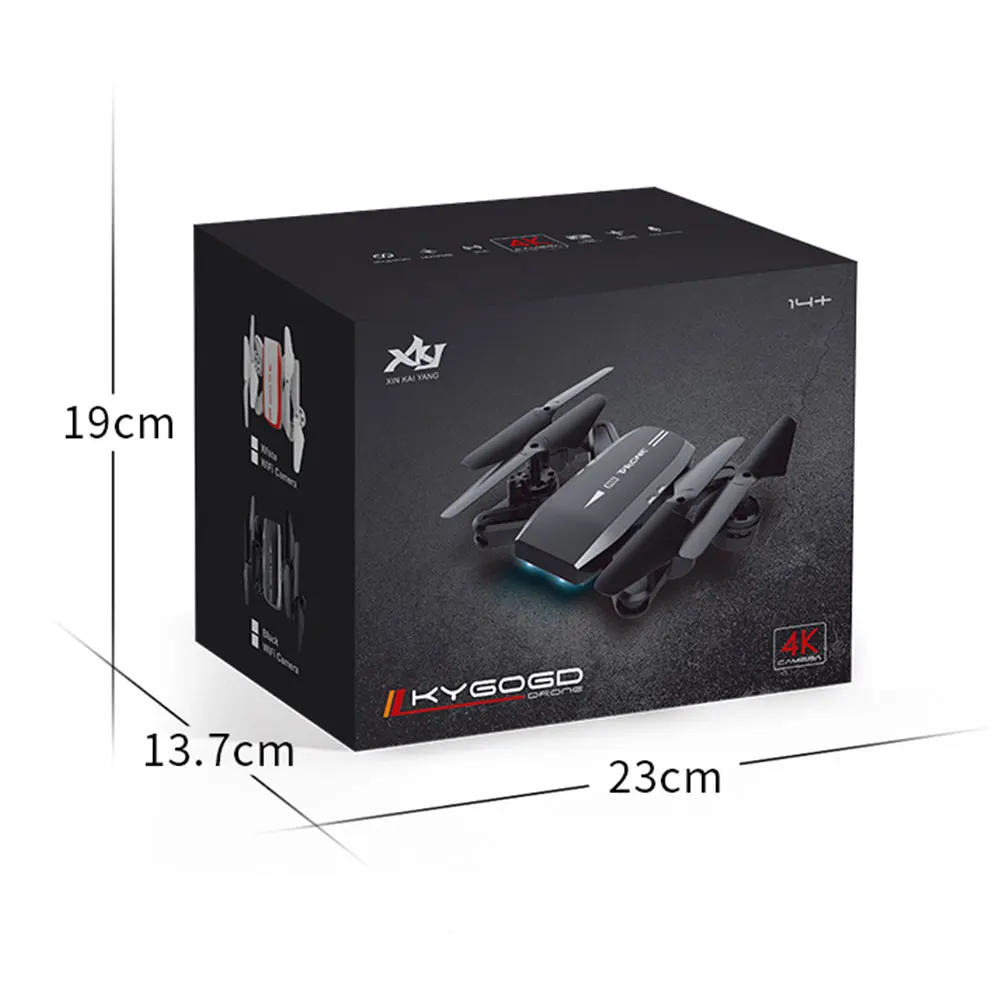 KY606D 4K HD камера Дрон с камерой Оптическое позиционирование потока Квадрокоптер