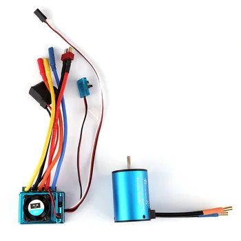 

Waterproof F540 4370KV 3000KV Brushless Motor 45A ESC for RC HPI HSP 1/8 1/10 Buggy RC Car Axial Scx10 Rock Crawler