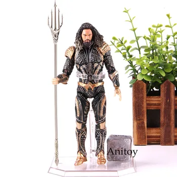 

Mafex Justice League Figure Action Aquaman Atlantis Trident PVC Collection Model Toy Arthur Curry 16cm