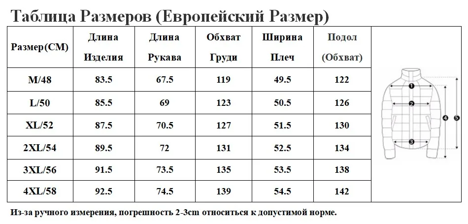HP-071 RU SIZE