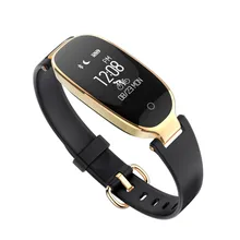 SMARCENT S3 Girl Women Fashion Smart Band Heart Rate Pedometer Monitor Wristband Smartband Fitness Tracker Bracelet PK S2 Band