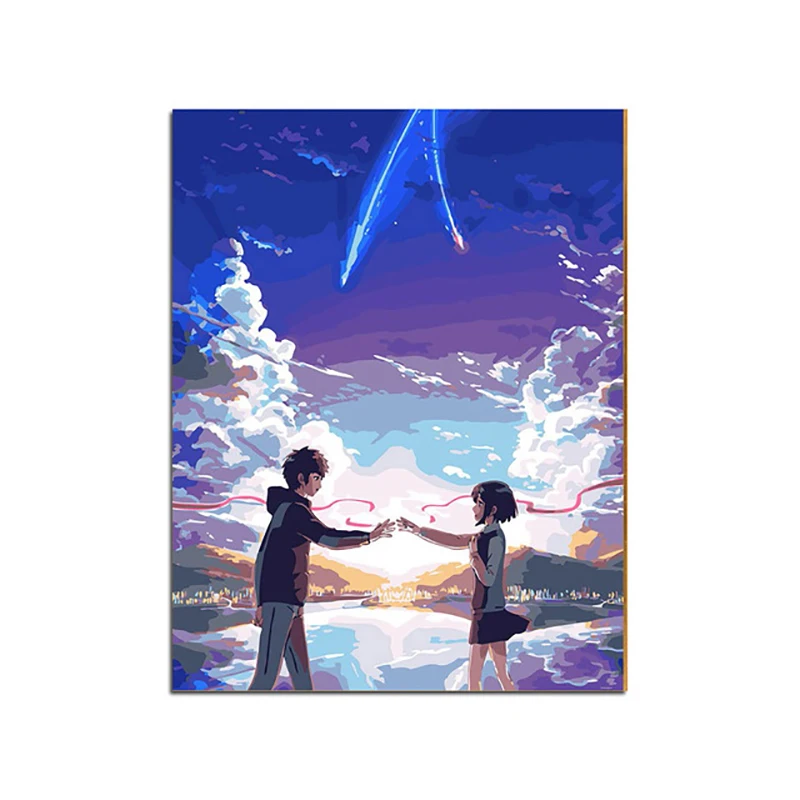 

Cartoon Movie Japan Anime Your Name Full Square Drill DIY 5D Diamond Painting Cross Stitch Embroidery Patterns Mosaic Handmade