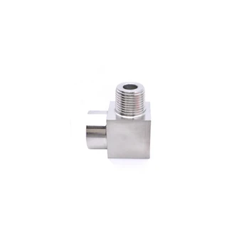 

304 Stainless Steel 1/2" BSP Female x 1/2" BSP Male Thread 90 Degree Elbow High Pressure CNC Pipe Fitting Connector Coupler