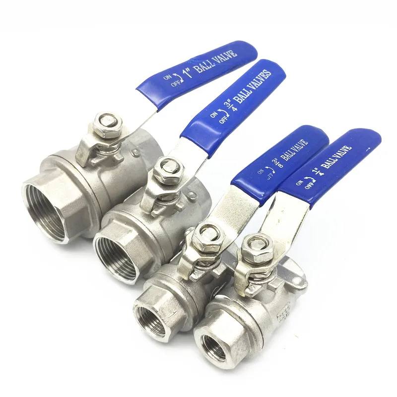 Шаровой клапан с полным портом из нержавеющей стали 1 шт. ручной управления