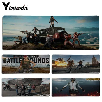 

Yinuoda Game Playerunknown's Battlegrounds DIY Design Pattern Game Lockedge mousepad Size for 30*90cm Game Mousepad
