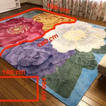 Модные домашние шифрования Чистая шерсть ковер салон резной столик для кофе ковровое покрытие настроить ковры 2 см Толщина