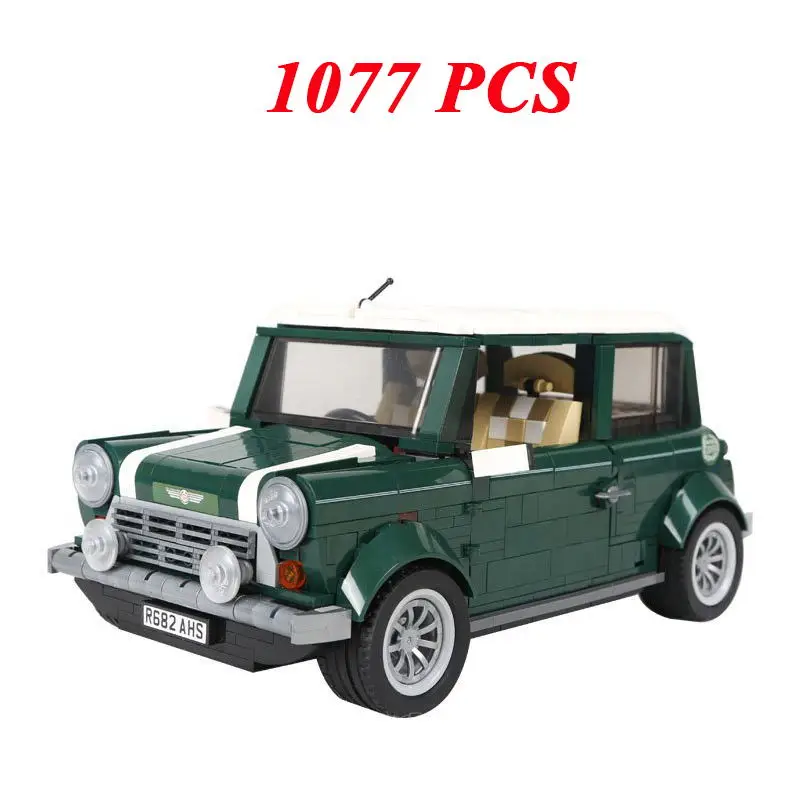 

1077Pcs Technic Series MINI Cooper Sets Building Blocks Toys for Children Compatible Legoings Creators Car Model Toys For Kids