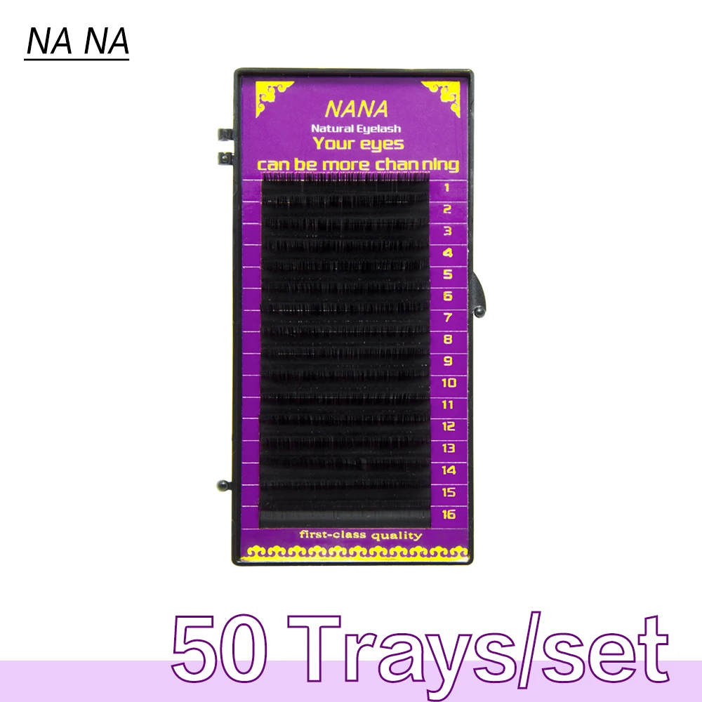 

50cases All size High quality eyelash extension mink individual eyelash extension natural eyelashes,false eyelashes