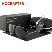 2016 Mens Retro Oversized Sunglasses Men Polarized Aviator Sunglass Man Driver UV Protection Mirror Sun Glasses with Case Oculos