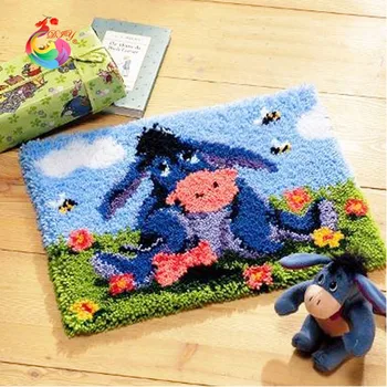 

Latch hook rug kits Patchwork carpet carpets and rugs cross stitch thread embroidery kits Carpet embroidery stitch threads