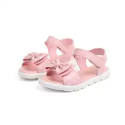 2019 Мода для девочек милые дети лук сандалии обувь пляжные шлепанцы Летняя обувь для детей с бантом для девочек обувь для принцессы сандалии