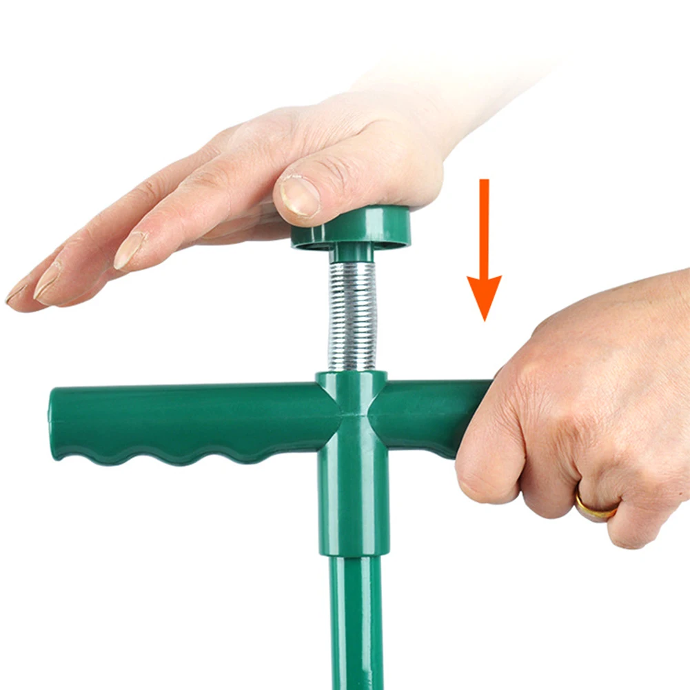 

Garden tool Stand Up Manual Puller with 3 Claws Stainless Steel Foot Pedal 980*215MM