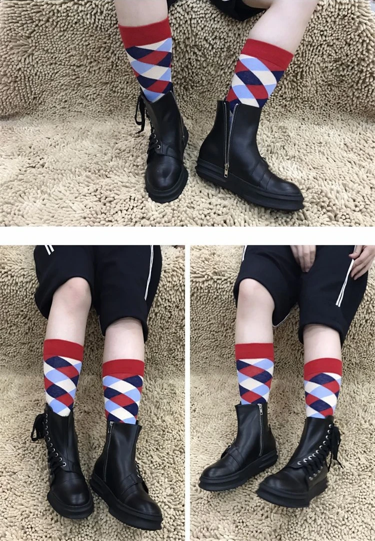 Мужские носки Топ Мода 2019 носки мужские высокого качества удлиненная деловая Повседневная из хлопка новейший дизайн счастливая одежда