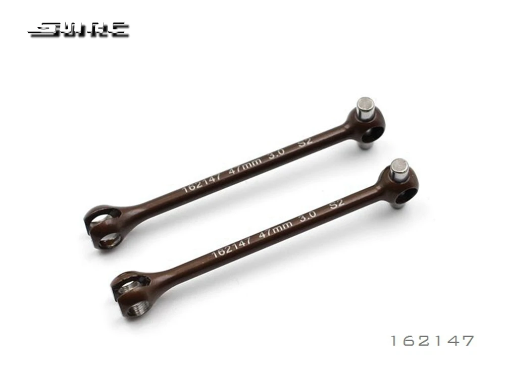 SN-RC 162147 1:10 Универсальный приводной вал RCAccessories CVD-пружинная сталь 47 мм 3 0 контакта
