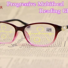 Прогрессивные очки для чтения винтажные Классические фиолетовые бриллиантовые жемчужные украшения Женские оправы очки+ 1+ 1,5+ 2+ 2,5+ 3+ 3,5+ 4,0
