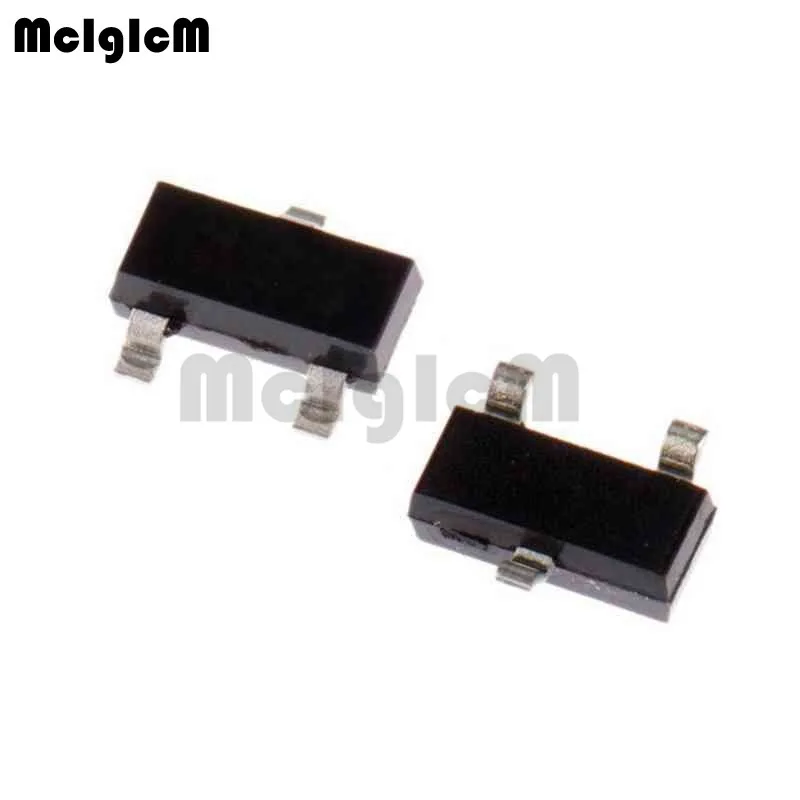 MCIGICM 2N7002K, 100 шт N-Channel 60V 380mA(Ta) 370 МВт(Ta) SMD 2N7002K-7 mosfet транзисторы СОТ-23 2N7002K