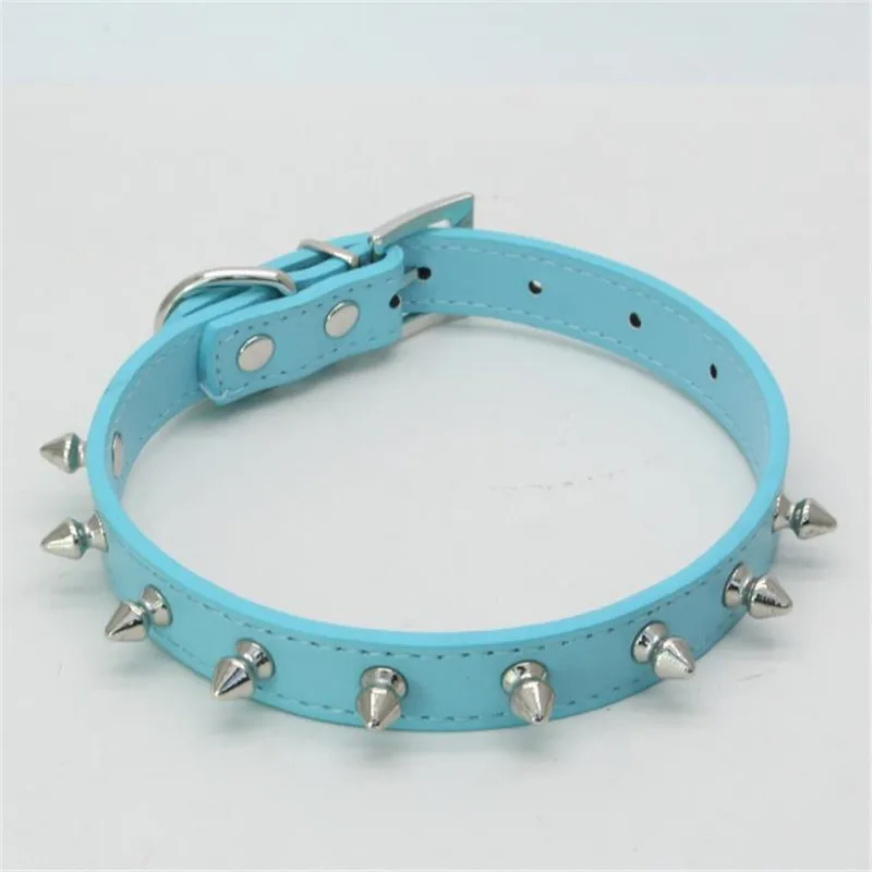 Cats Collars Dogs Spiked Rivet Animals Supplies For Pets Product Cat Collar Necklace Accessories Personalized guinzaglio gatto Cats Collars Dogs Spiked Rivet Animals Supplies For Pets Product Cat Collar Necklace Accessories Personalized guinzaglio gatto