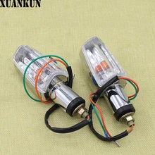  XUANKUN Motorcycle Turn Signals HJ125 Front and Rear Turn Lights Directional Lights 