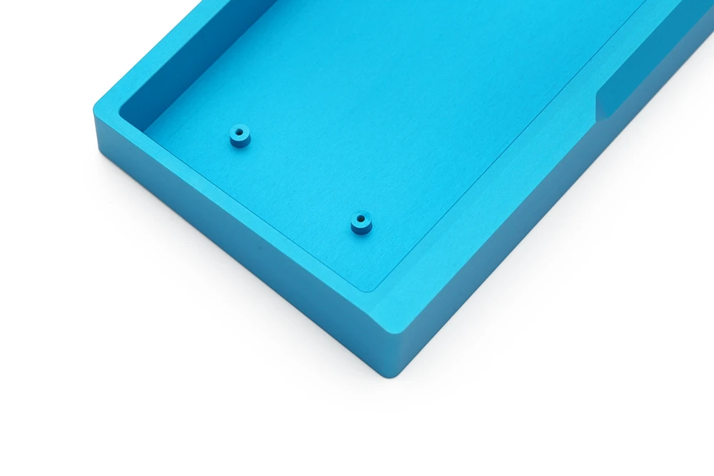  Anodized Aluminium case for bm43a bm43 40% pcb custom keyboard acclive angle black silver grey yell