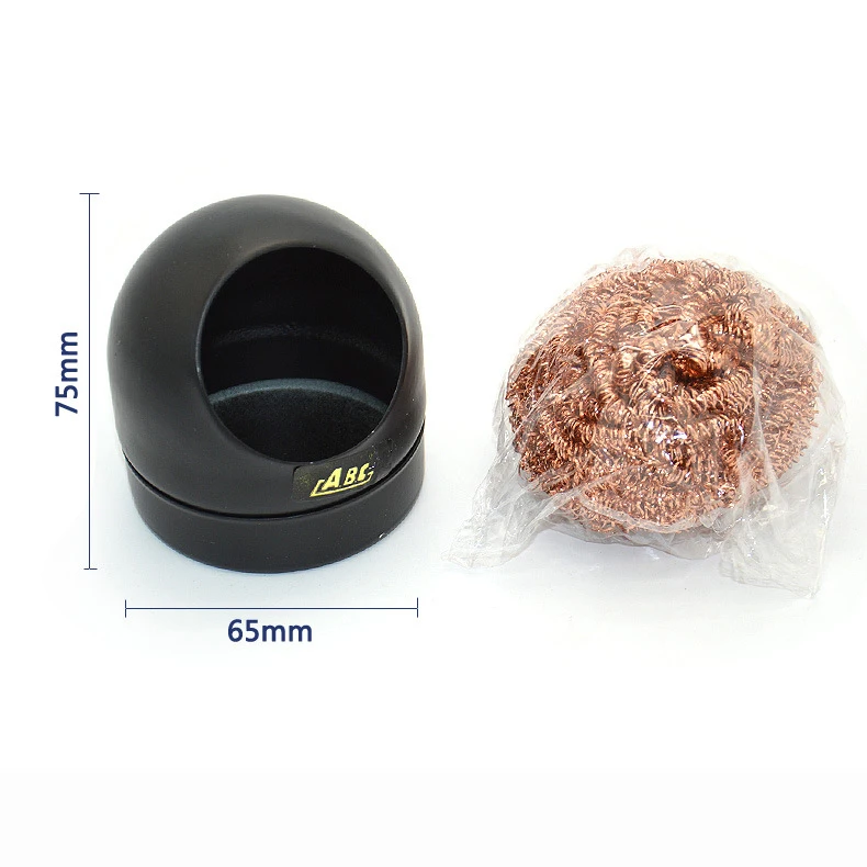 best soldering iron for electronics Cleaning Ball Desoldering Soldering Iron Mesh Filter Cleaning Nozzle Tip Copper Wire Cleaner Ball Metal Dross Box Clean Ball electronics soldering kit