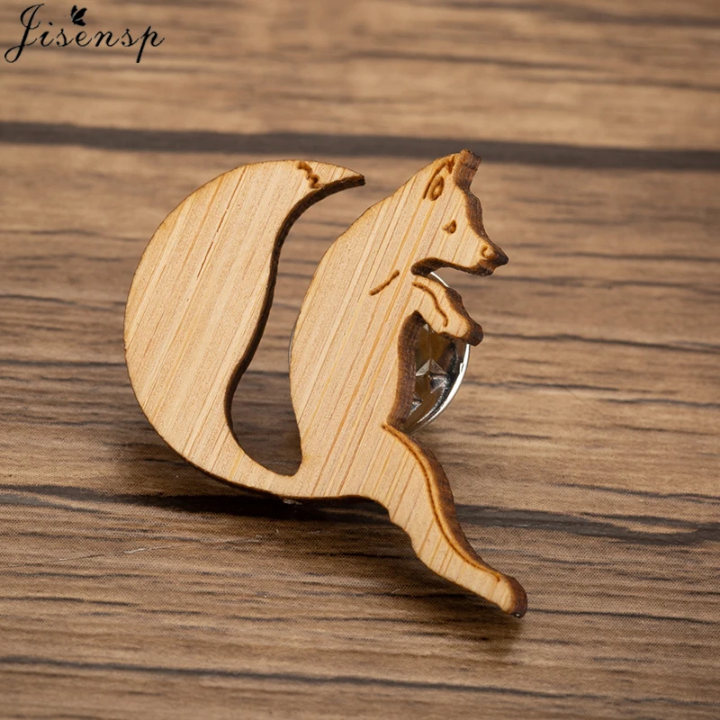 

Jisensp Origami Fox Animal Pin Cute Woodland Foxes Enamel Pins Badges Brooches Lapel Pin Fox jewelry Brooches for Women bijoux