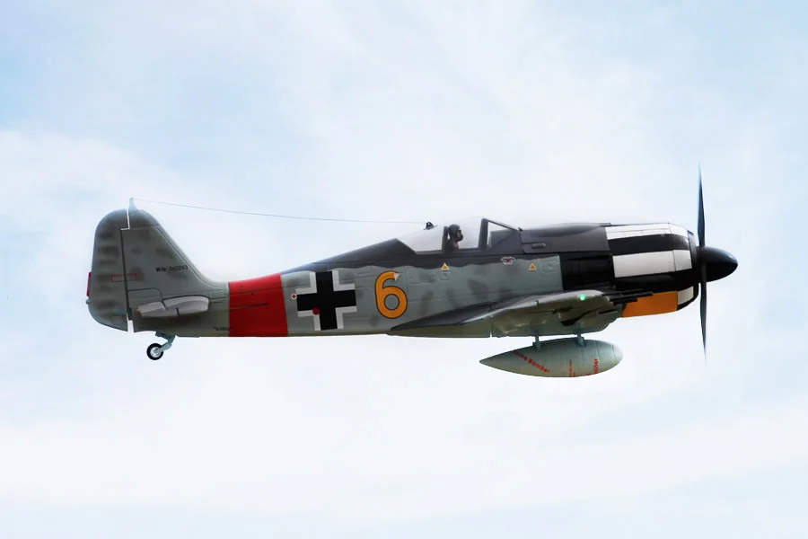 FMS 1400 мм/1 4 м Gaint Warbird Focke Wulf Fw 190 желтый 6 новейшая версия PNP большие масштабные