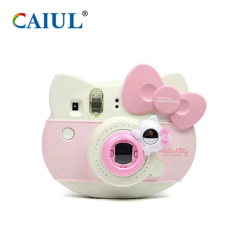 CAIUL мини кошка крупным планом объектив для Fujifilm instax камера mini7s/8+ kitty мгновенная камера объектив УФ-фильтр с зеркало для съемки Селфи