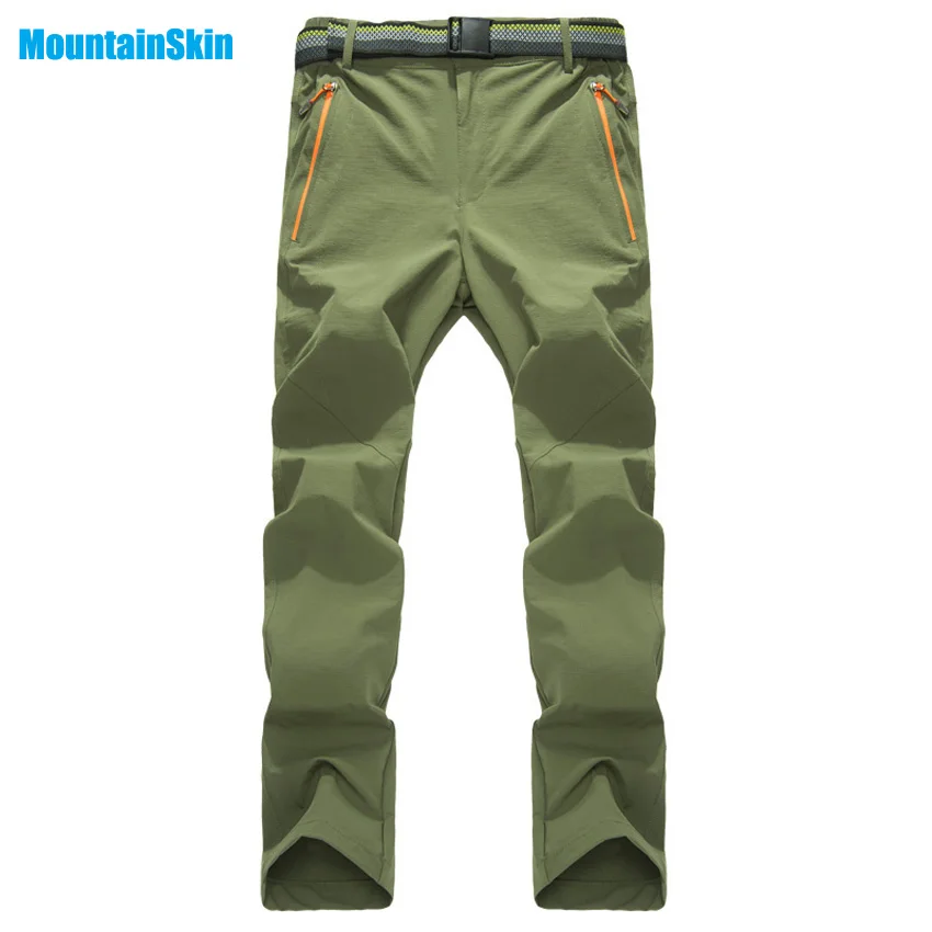 

Mountainskin Men's Women's Summer Quick Dry Softshell Pants Outdoor Sports Hiking Climbing Fishing Trekking Thin Trousers MA117
