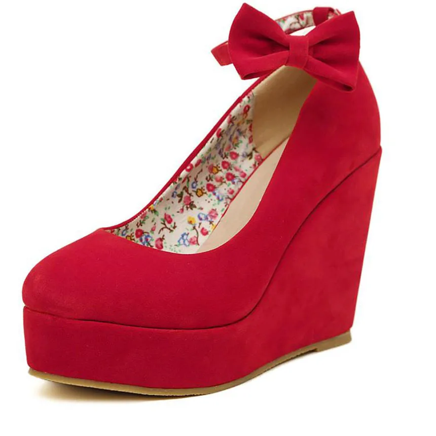 Zapato femenino de Moda Negro Arco Cuñas zapatos de Tacón Alto de Las  Mujeres Linda hebilla de Zapatos de Las Mujeres Atractivas de Moda Hebilla  Zapatos de Las Señoras Bombas de la