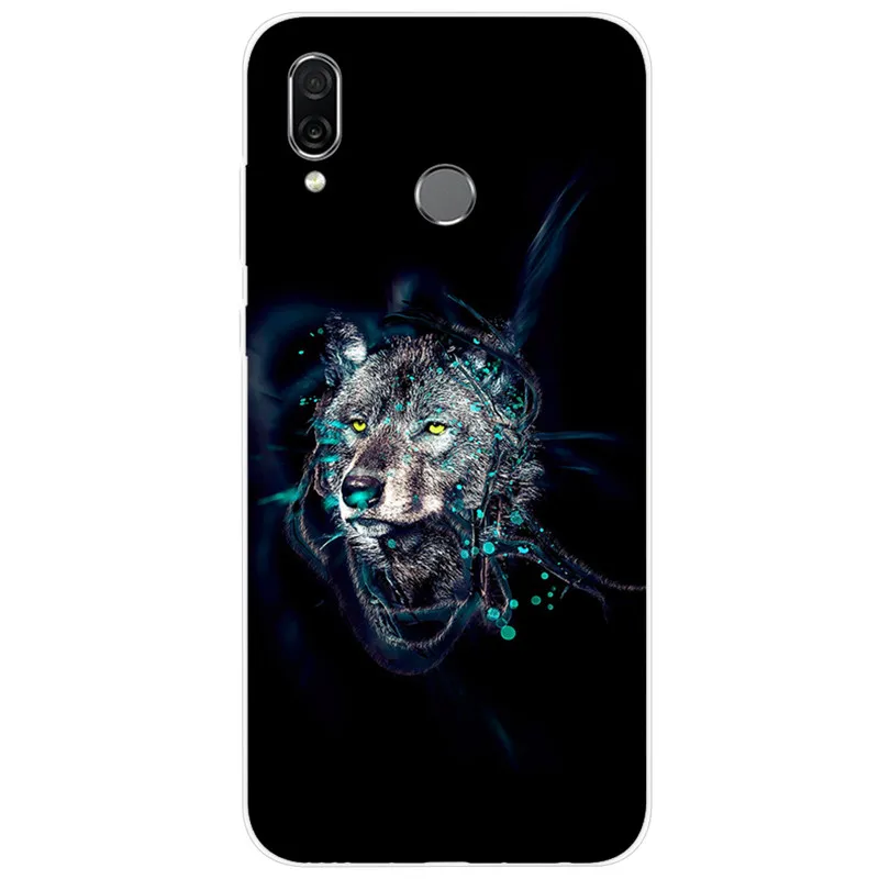 Chic Floral & Animal Print Soft TPU Silicone Case for Huawei Honor Play - 6.3 Protective Phone Cover