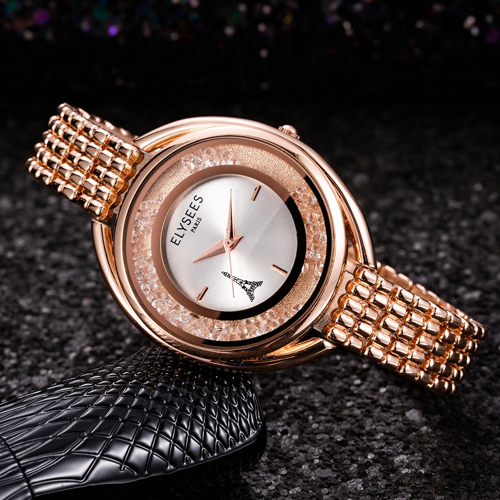 

Rose Gold Luxury Brand Women Bracelet Watch Stainless Steel Fashion Casual Ladies Clock Watch Drop Shipping Bayan Kol Saati
