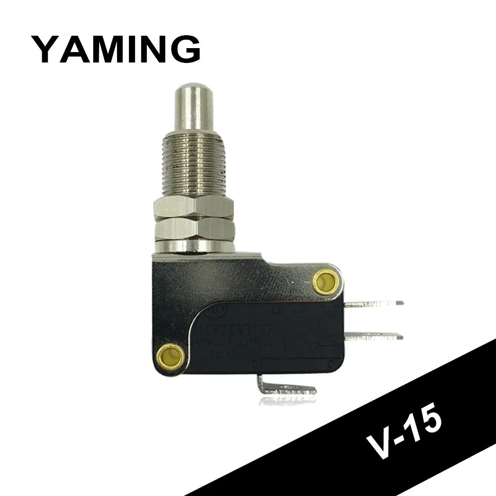 

Limit Micro Fretting Switch V-15-1CQ Plug Panel Type Point Action / Stroke Travel Switches M12 mounting size