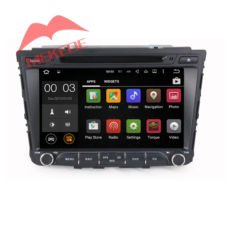 

Free shipping car multimedia player for Hyundai IX25 support android6.0 with gps navigator dvd player radio ipod 3G wifi