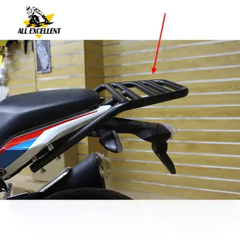

Black Motorcycle Accessories Steel Rear Luggage Rear Rack Carrier Top Mount for 2017-2018 BWM G310R G 310 R Fast EMS