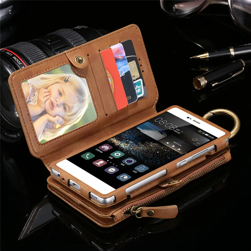 

Multi Functional 2 in 1 Stand Wallet Case for iPhone XS Max XR X 8 7 6 6s Plus Second Layer Leather Cover Case For Samsung S10