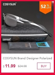 COSYSUN Брендовые очки для вождения фотохромные поляризованные солнцезащитные очки мужские алюминиевые спортивные очки прозрачные хамелеоны очки CS121