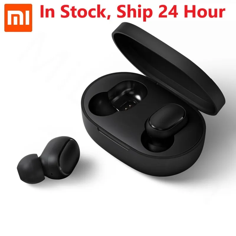 

Xiaomi Redmi Airdots TWS Bluetooth 5.0 Earphone Stereo Wireless Active Noise Cancellation With Mic Handsfree Earbuds AI Control