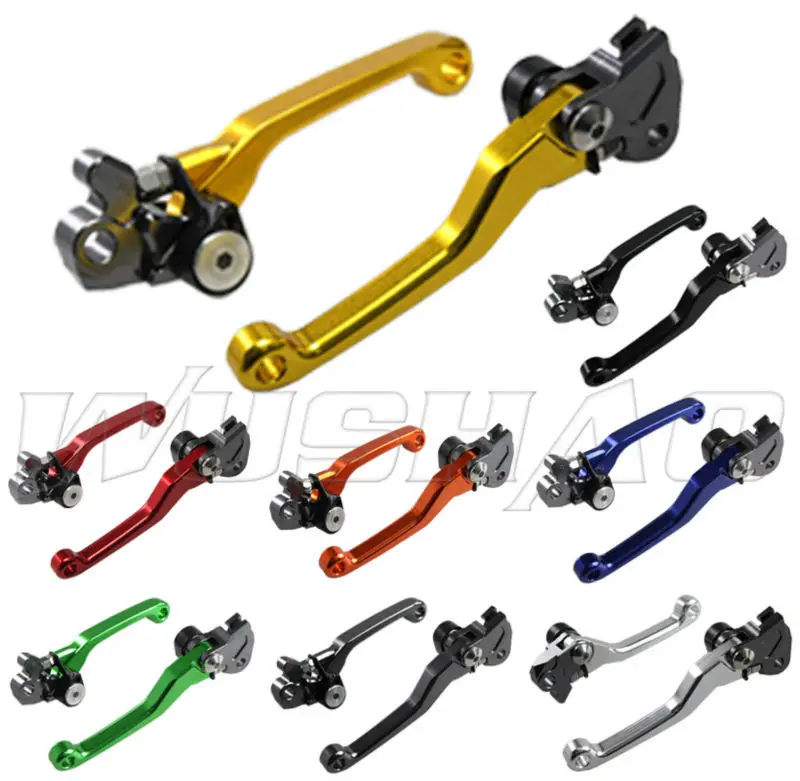 Dirt Bikes Motocross CNC Pivot Brake Clutch Levers For KAWASAKI KLX150S