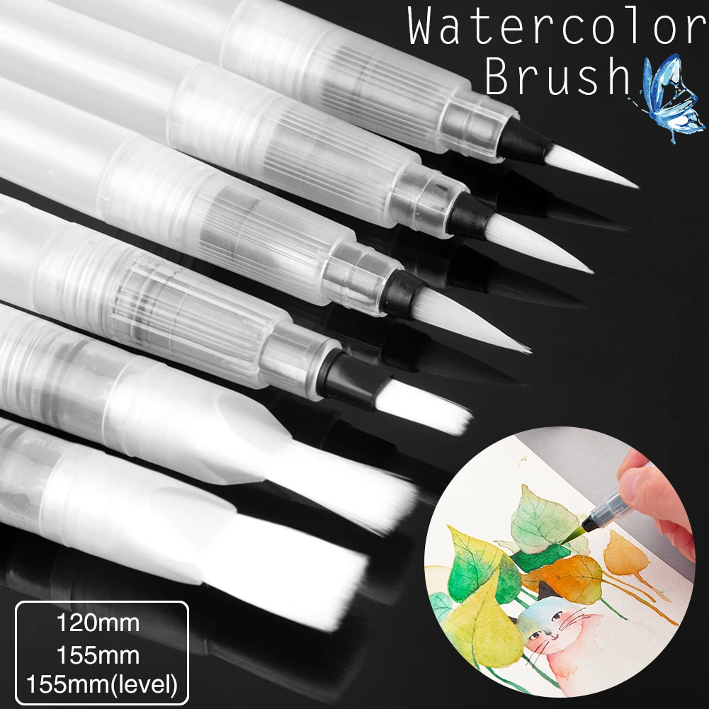 Портативная кисть для рисования, водостойкая кисть, карандаш, мягкая водная Цветная кисть, ручка для начинающих, рисование, товары для рукоделия