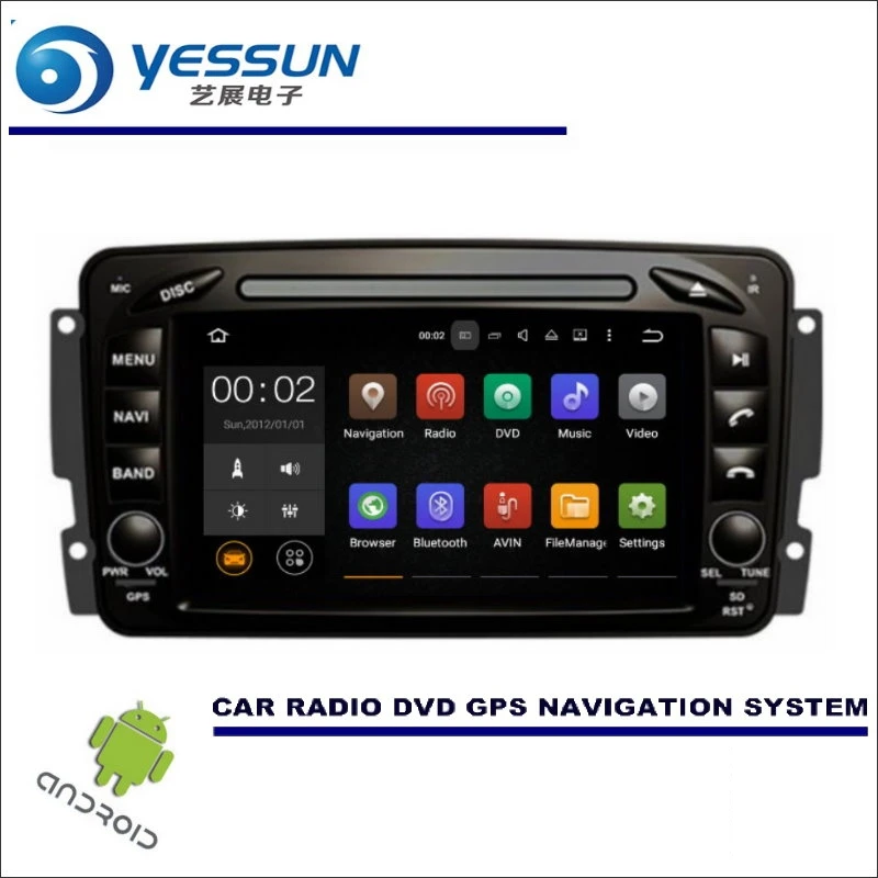 

YESSUN For Mercedes Benz A W168 1997~2004 Car Multimedia Navigation CD DVD GPS Player Navi Radio Stereo Wince / Android