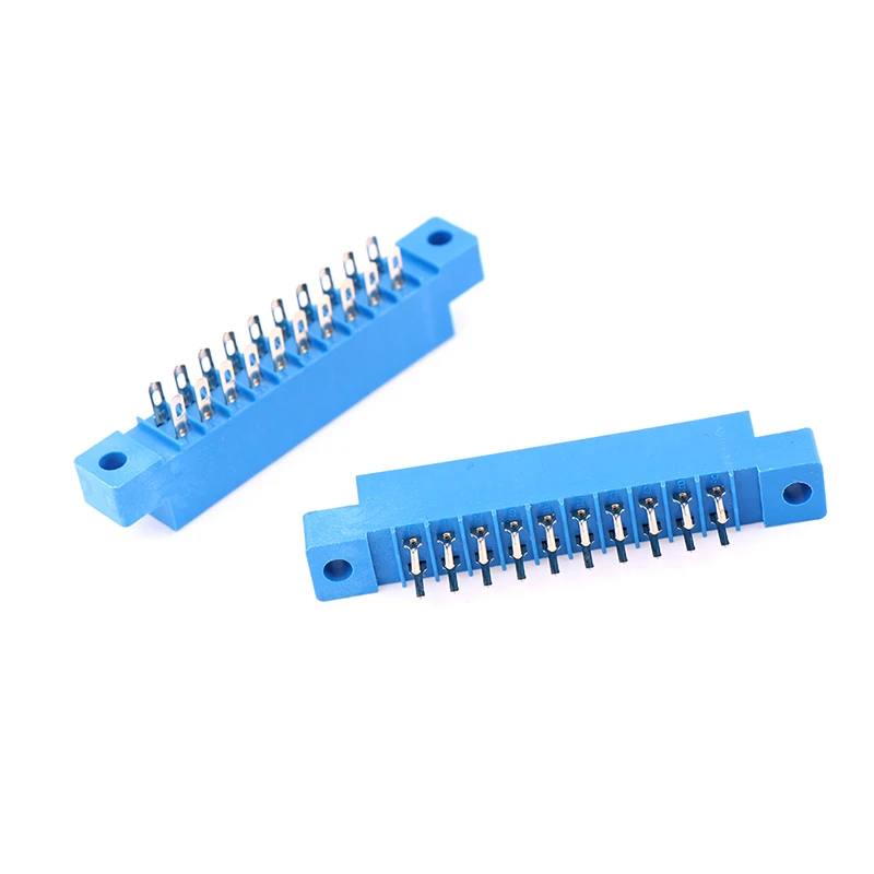 1x разъем для кромки карты двухрядный 2x10 20 Pin 3 96 мм пайки|Соединители| |