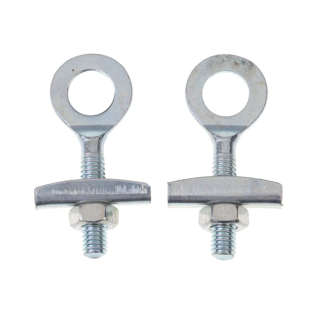 

2 Pieces Fixed Gear Bicycle Chain Adjust Bolt Bike Chain Tensioner Pull Tight Screw Bolts 10mm