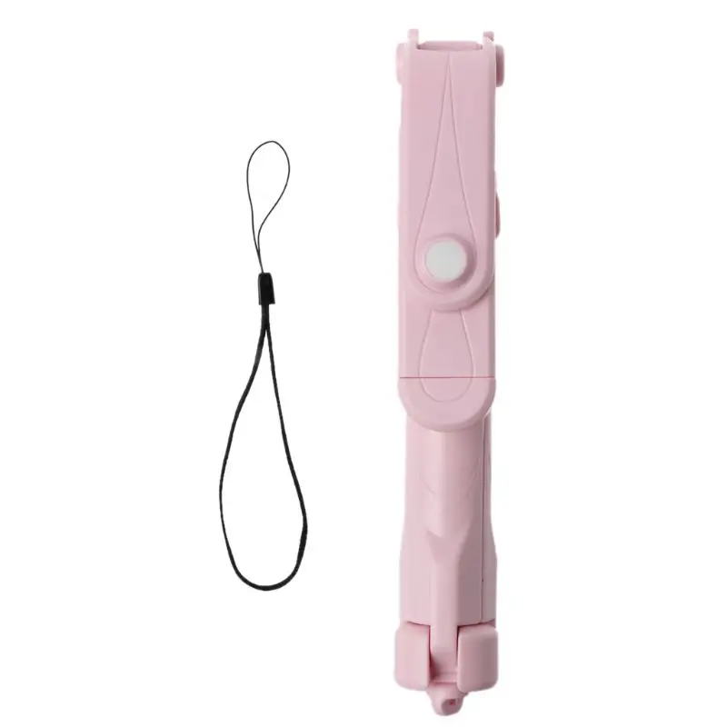 pink SIV 1 шт. селфи палка монопод+ Bluetooth затвор дистанционный контрольный Штатив для iPhone Android samsung камера фотосъемка селфи палка - Цвет: pink