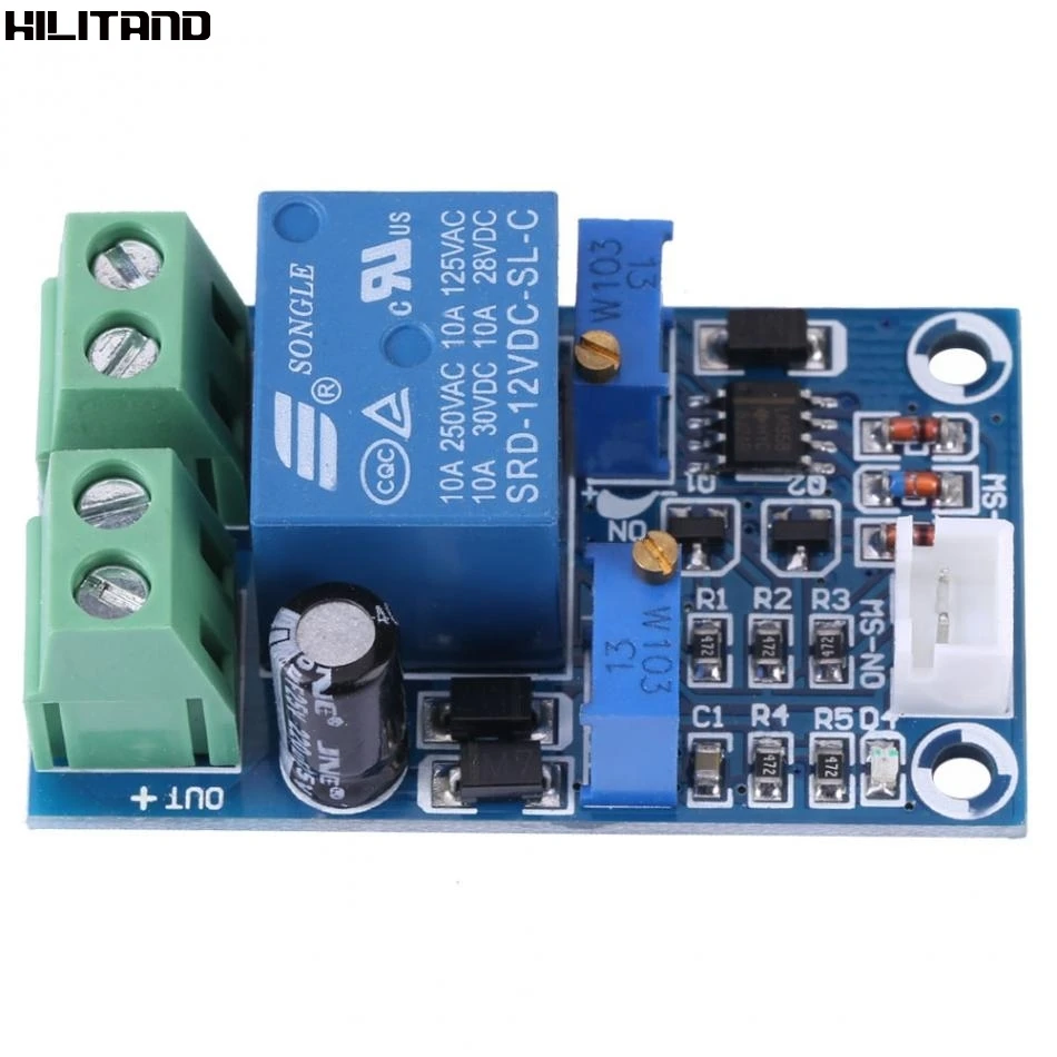 12V Battery Low Voltage Cut off Automatic Switch On Recovery Protection