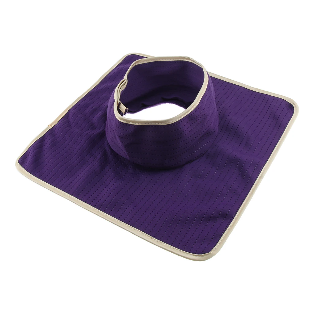 Purple 1 шт. массажная кровать для салона красоты, простыня с отверстием для лица, легко моется - Цвет: Purple