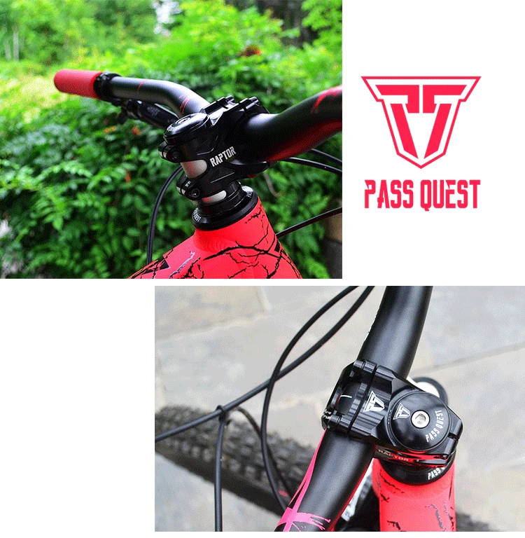 Pass Quest велосипедный вынос руля 31,8 мм 28,6 дисковый тормоз велосипед короткой ножке в форме Запчасти велосипеда 35 мм алюминиевого сплава легкий делает стержня для AM/DH/FR/DJ/ENDURO