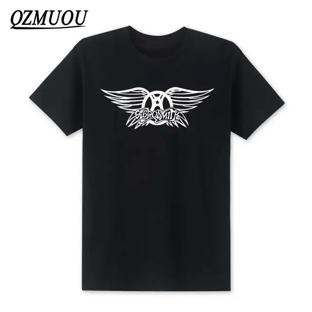 2019 Estilo Aerosmith Nuevo Hombres Rock Camisetas Manga Tamaño De Band Corta Xxl Nueva Roll Algodón Camiseta Verano Xs Moda PkTOZiuwXl